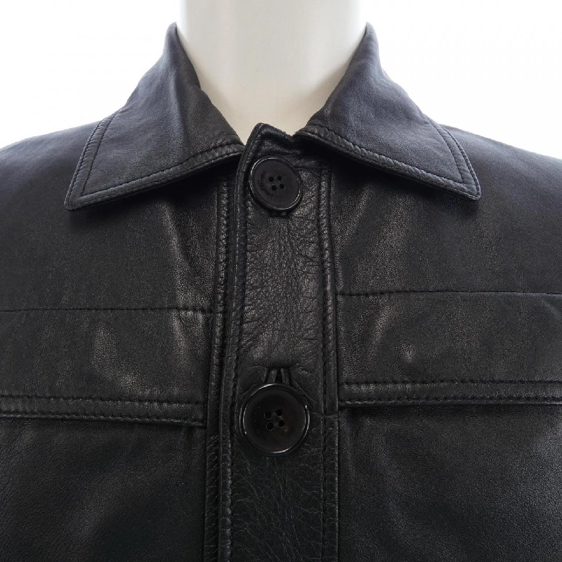 SAINT LAURENT 607790 YC2OC Áo khoác da - Hàng hiệu Chính hãng 892506