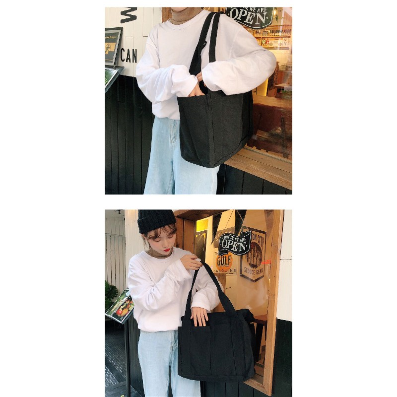 túi tote vải canvas size lớn 22475