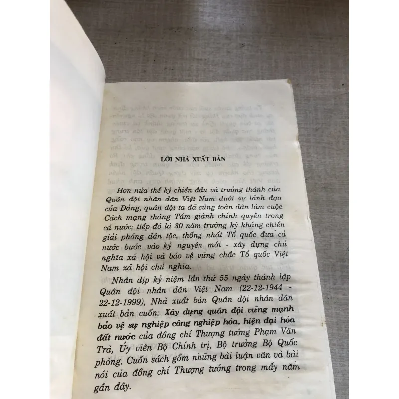 Xây dựng quân dội vững mạnh bảo vệ sự nghiệp công nghiệp hoá hiện đại hóa đất nước 781985
