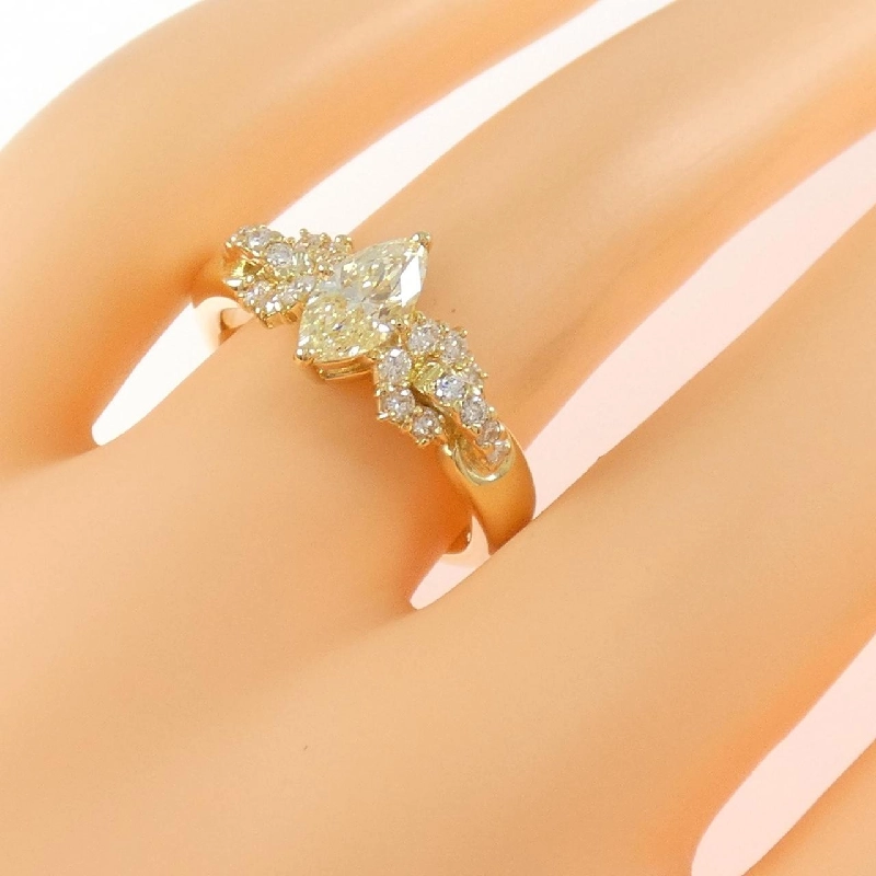 Nhẫn kim cương K18YG 0.61CT - Hàng hiệu Authentic 851763