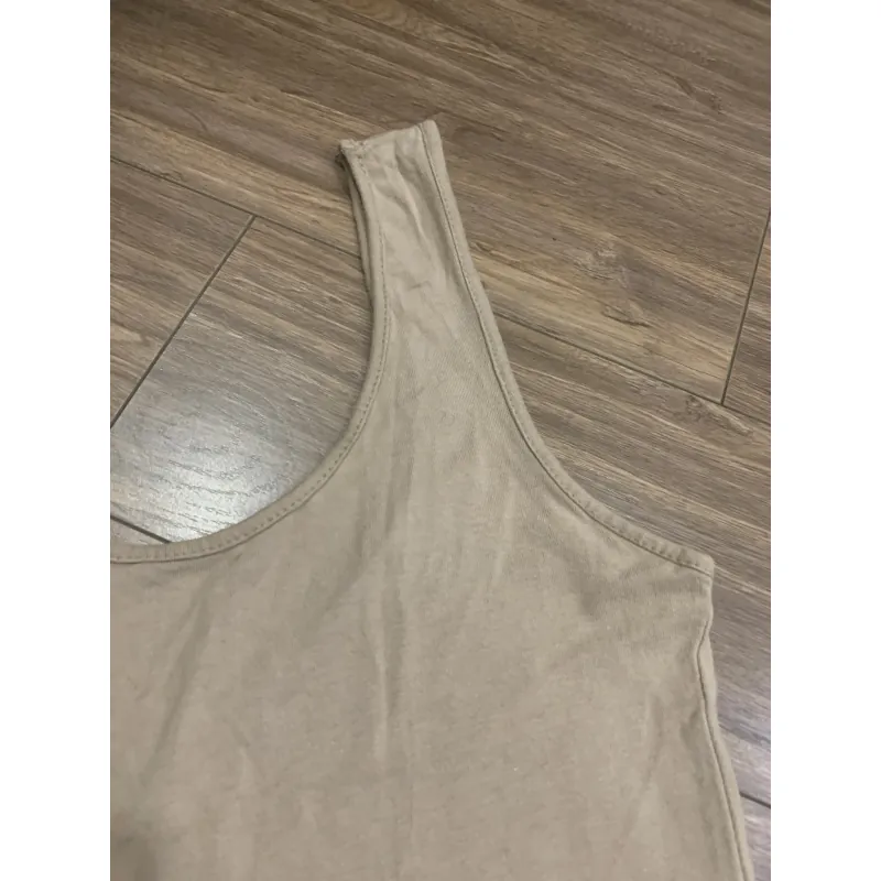 Váy thun ôm màu be size S 934628