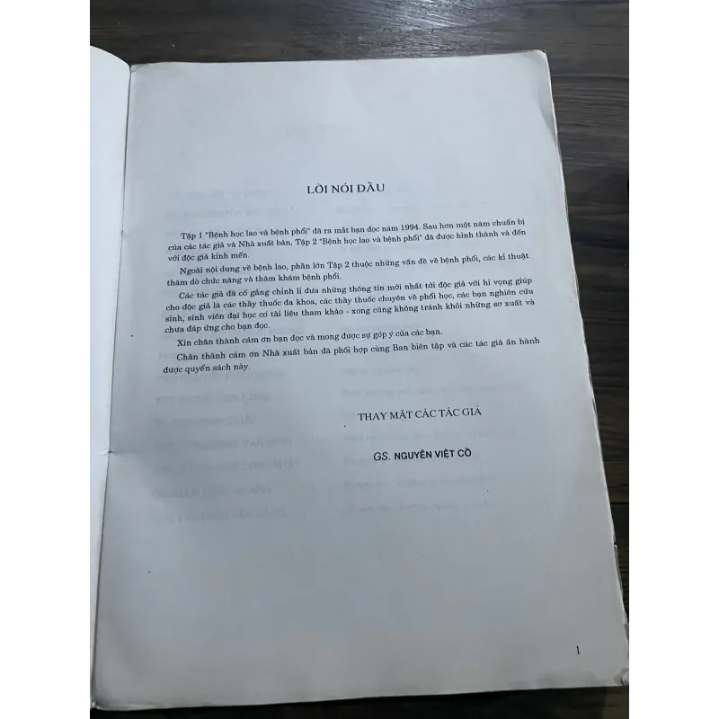 Bệnh học lao và bệnh phổi - sách y khổ lớn, 480 trang Xb 1996 993197