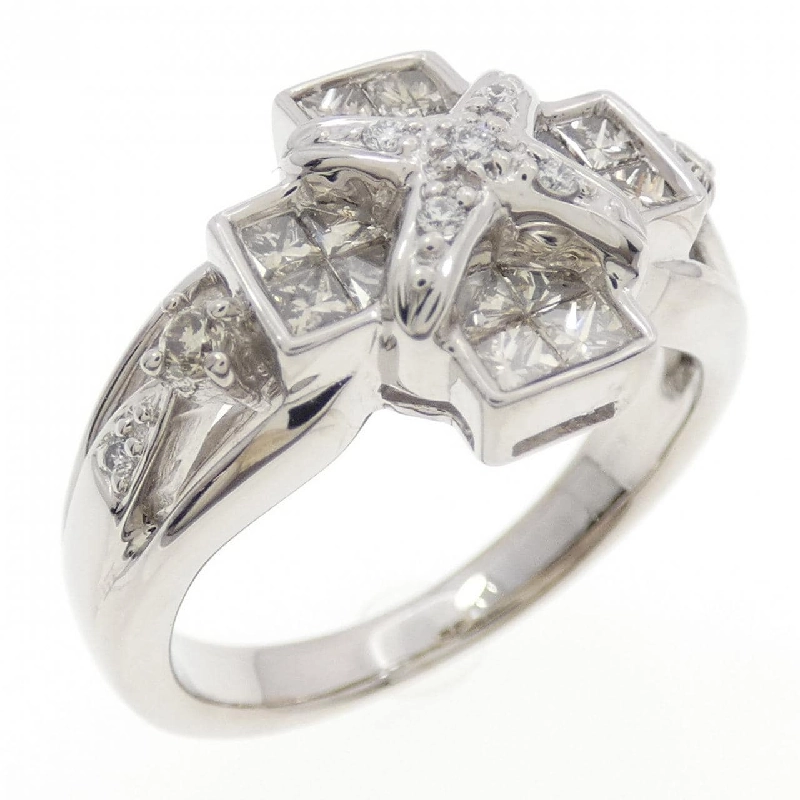 K18WG Nhẫn Kim Cương - Hàng hiệu Chính hãng 852913