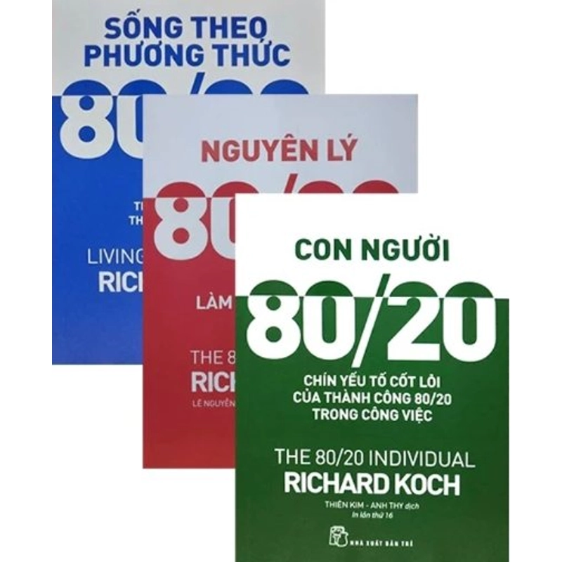 Combo Trọn Bộ 3 Cuốn Nguyên Lý 80/20 Tác Giả Richard Koch 384706