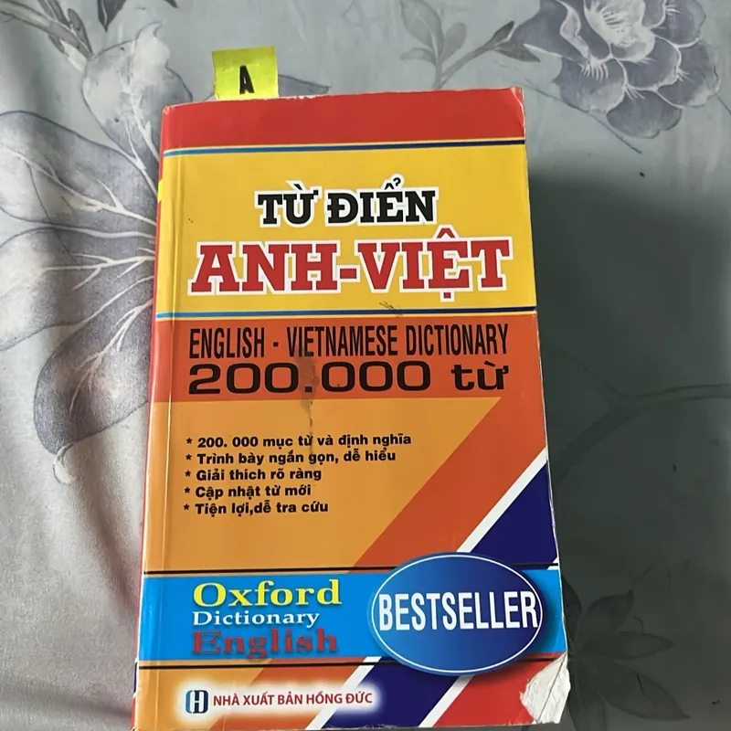 Sách từ điển Anh-Việt 1054608