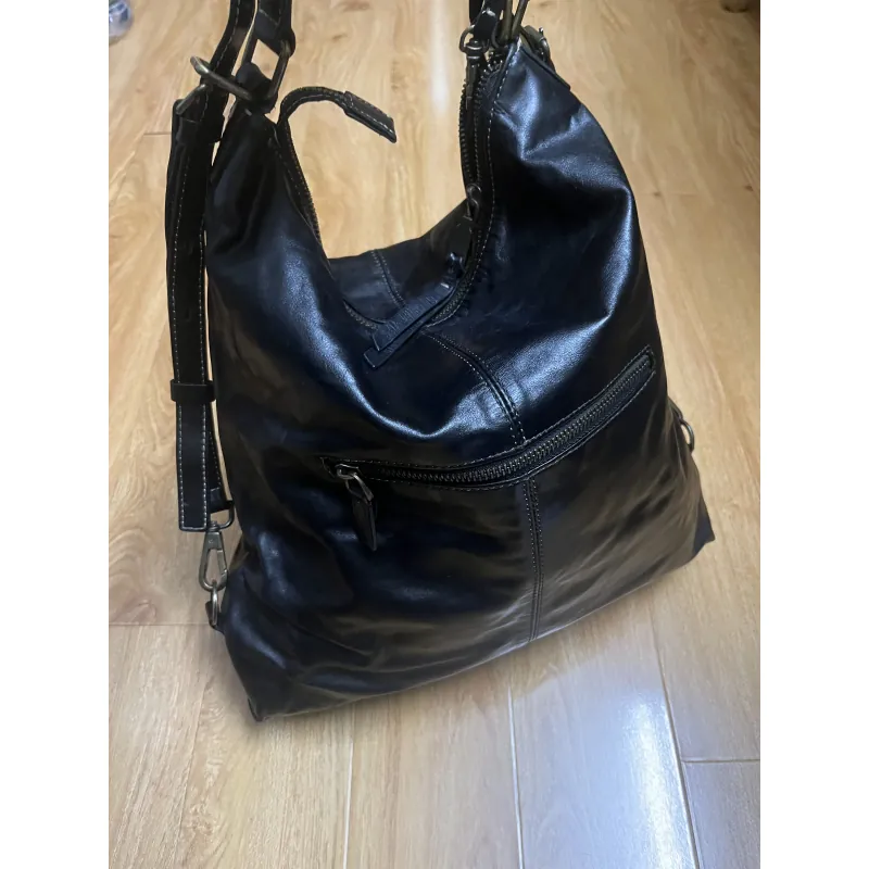 Balo nữ 31*33*9 da thật 2hand 973253