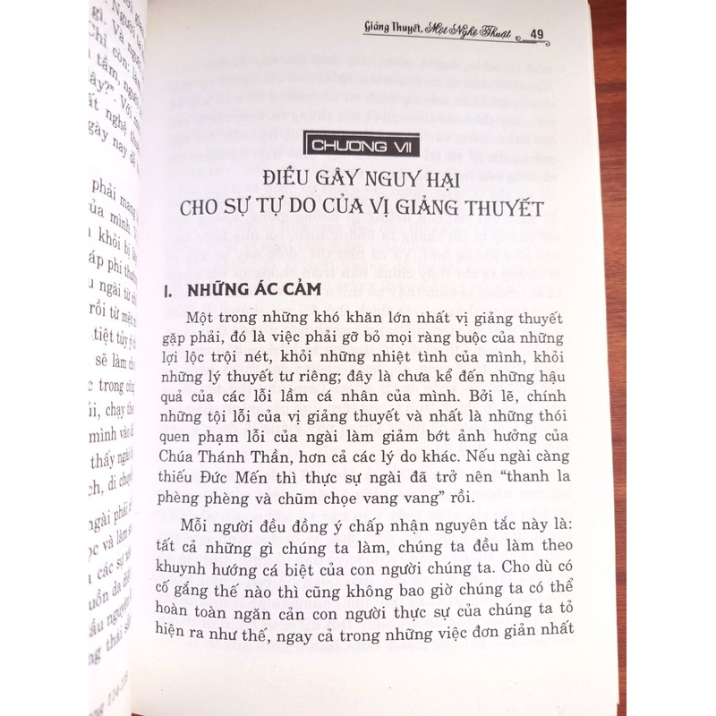 GIẢNG THUYẾT một nghệ thuật - Dịch giả : Linh mục Phêrô Vũ Văn Tự Chương 186833