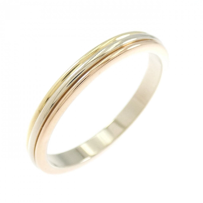 Nhẫn cưới ba vàng Cartier 665023