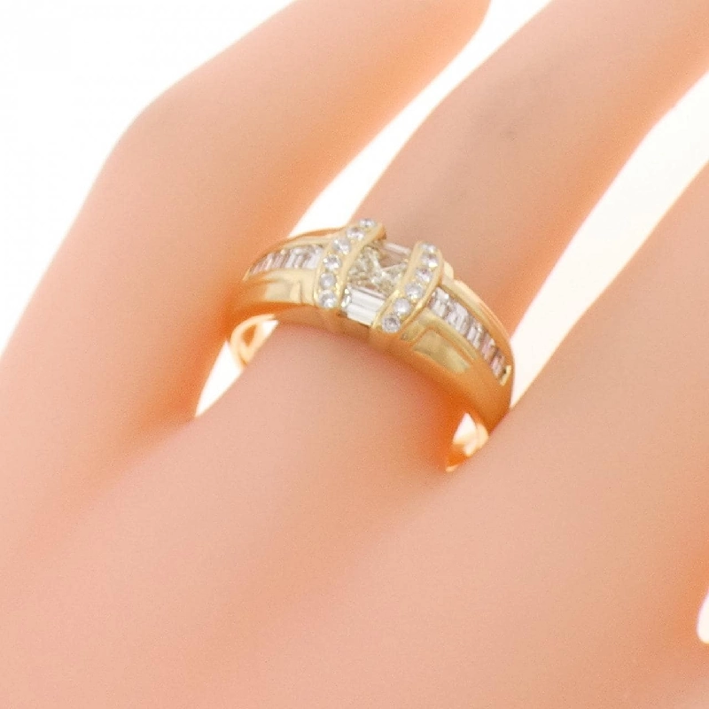 Nhẫn kim cương K18YG 0.90CT - Hàng hiệu Chính hãng 848967