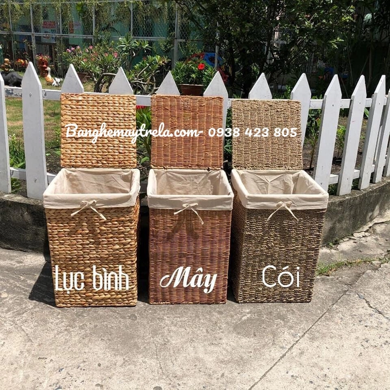 Giỏ đựng đồ mây tre trong khách sạn 444623