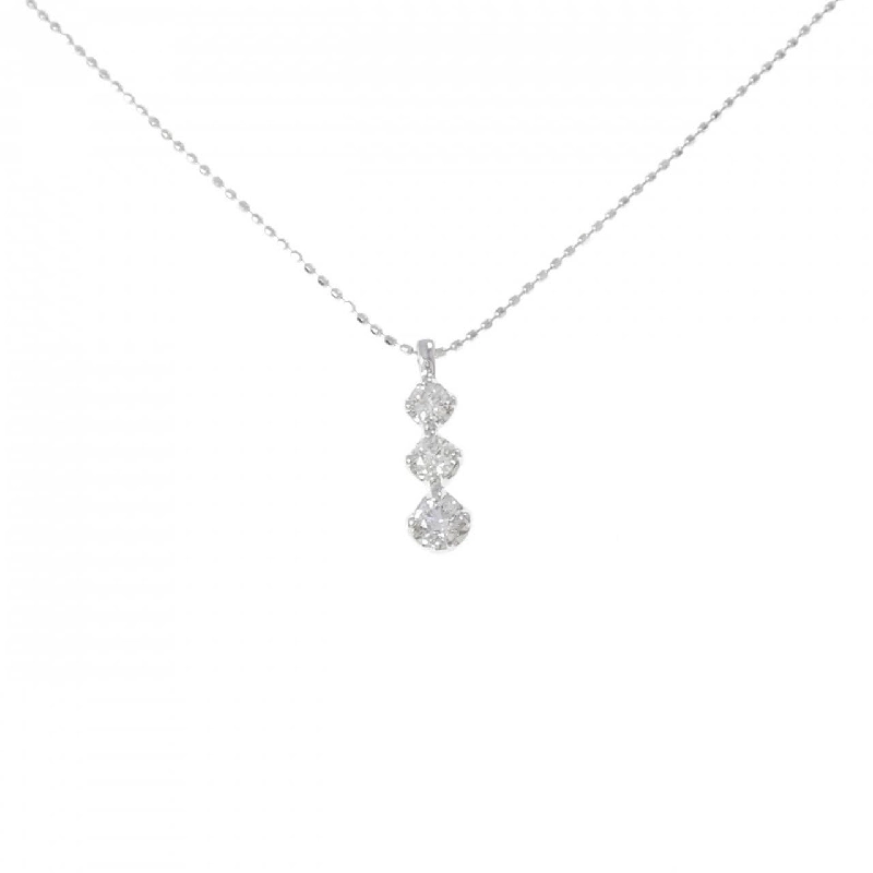 K18WG/750WG Dây chuyền kim cương 0.30CT - Hàng hiệu Chính hãng 862471