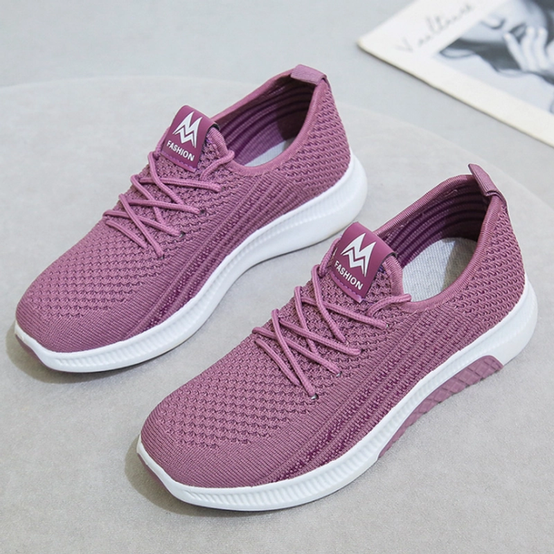 Giày thể thao sneaker Nữ kẻ sọc, đế khoan phối màu – Mã số 1830 220317