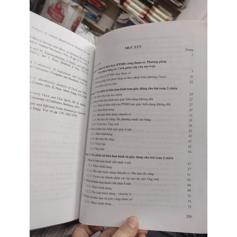 Sách: Tính kết cấu đặc biệt theo phương pháp phần tử hữu hạnh - TG: GS TS Vũ Như Cầu (KT) 738381