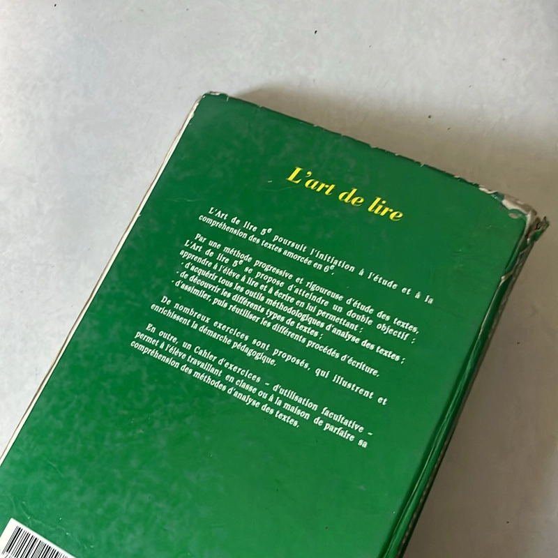 L'Art de lire, Français, 5e. Manuel de l'élève 503462