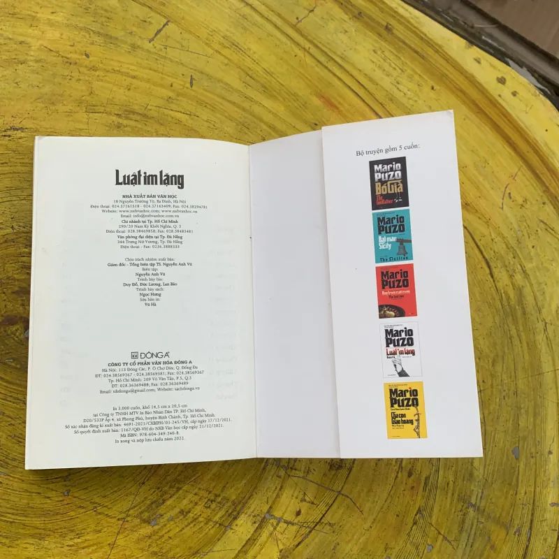 COMBO MARIO PUZO: ĐẤT MÁU SICILY & LUẬT IM LẶNG  787956