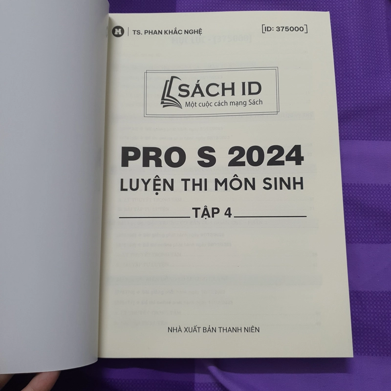 Sách Sinh Pro S 2024 Tập 4 308914