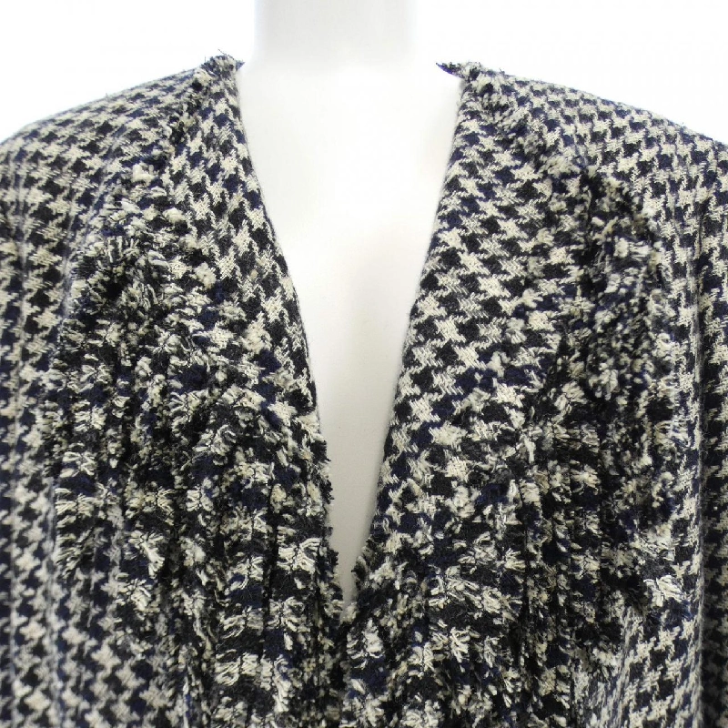 【Mã giảm giá】Áo khoác không cổ CHANEL 639215