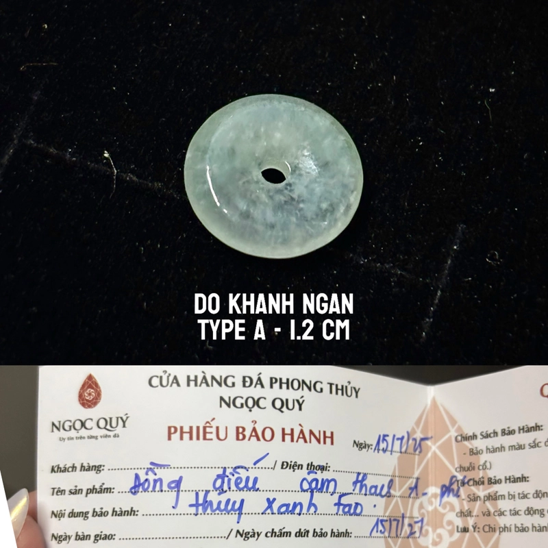 Đồng điếu / mặt dây chuyền cẩm thạch type A 504911