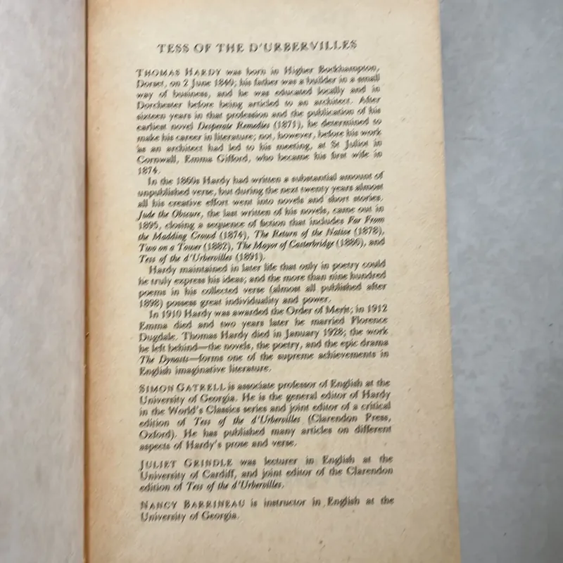 Tess of the D’Urbervilles - Thomas Hardy 560499