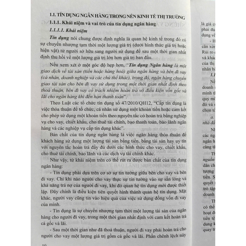 GIAÓ TRÌNH TÍN DỤNG NGÂN HÀNG 498229