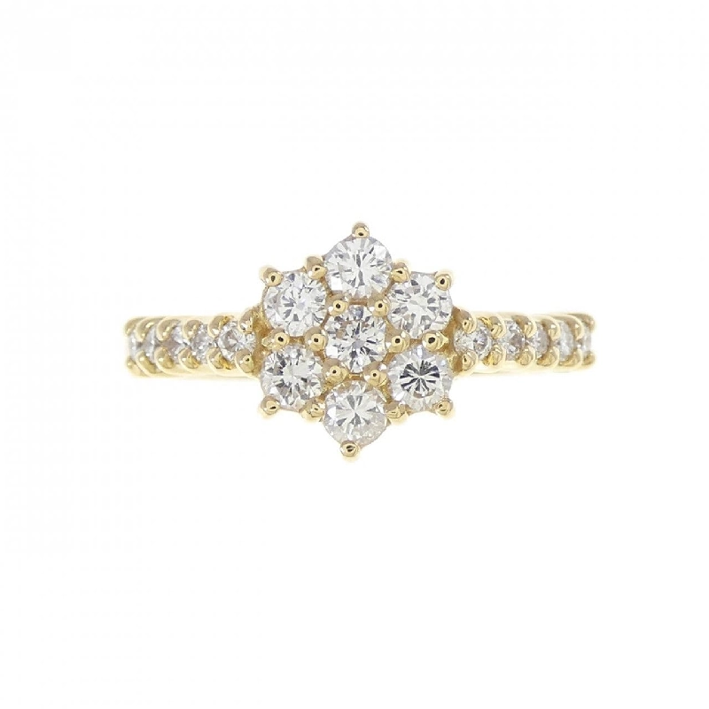 Nhẫn kim cương K18YG 0.47CT 671385