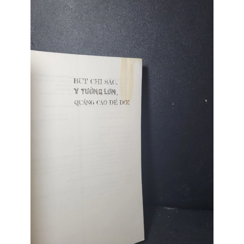 Bút chì sắc ý tưởng lớn quảng cáo để đời mới 80% bẩn bìa, ố nhẹ, có vệt nước 2017 Luke Sullivan - Sam Bennett HCM2205 KỸ NĂNG 919134