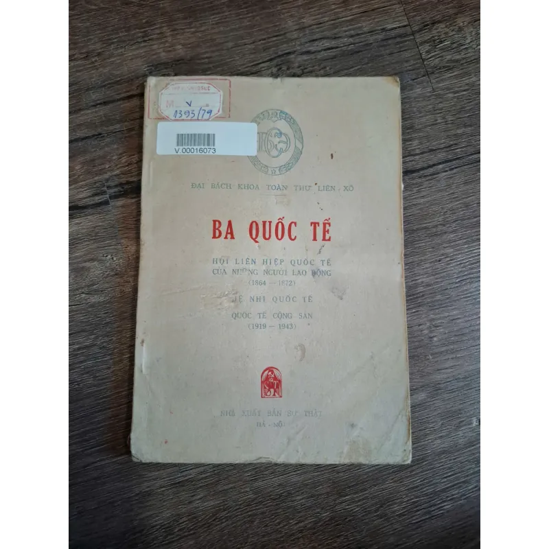 Ba Quốc tế (Đại bách khoa toàn thư Liên Xô) - NXB Sự Thật 714783