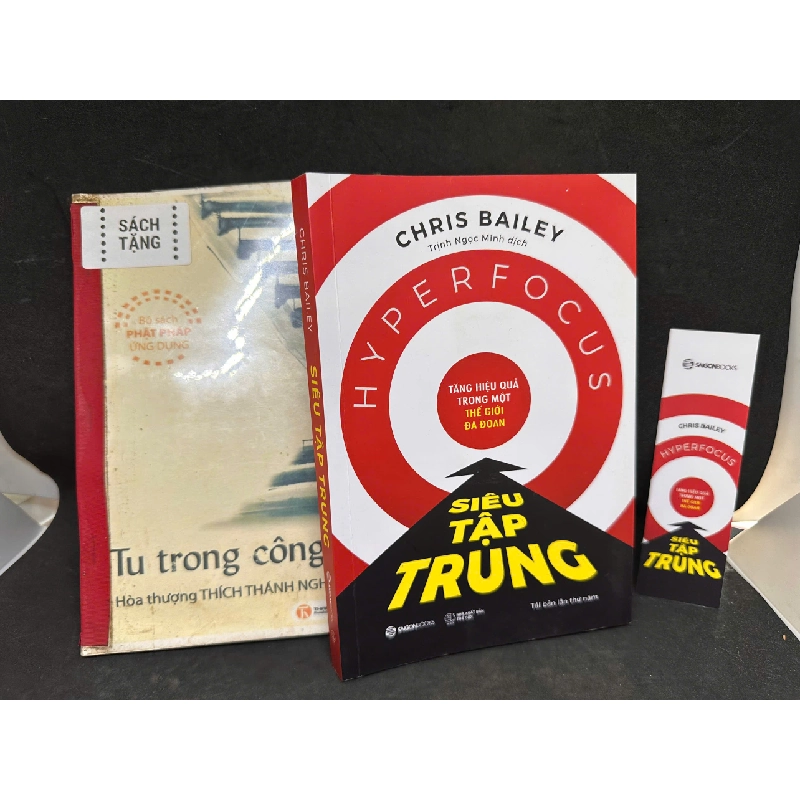 [Phiên Chợ Sách Cũ] Siêu Tập Trung, Mới 80% (sách có gạch chân) + Sách tặng, 2025 - Chris Bailey H1004-SBM 1018032