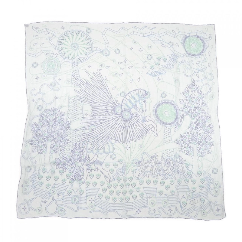 HERMES LA SOURCE DE PEGASE FINESSE H343558S Khăn choàng - Hàng hiệu Chính hãng 836552
