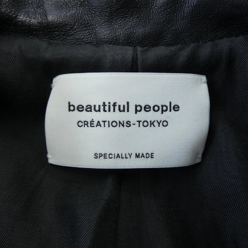 Beautiful People - Áo khoác da biker 823345