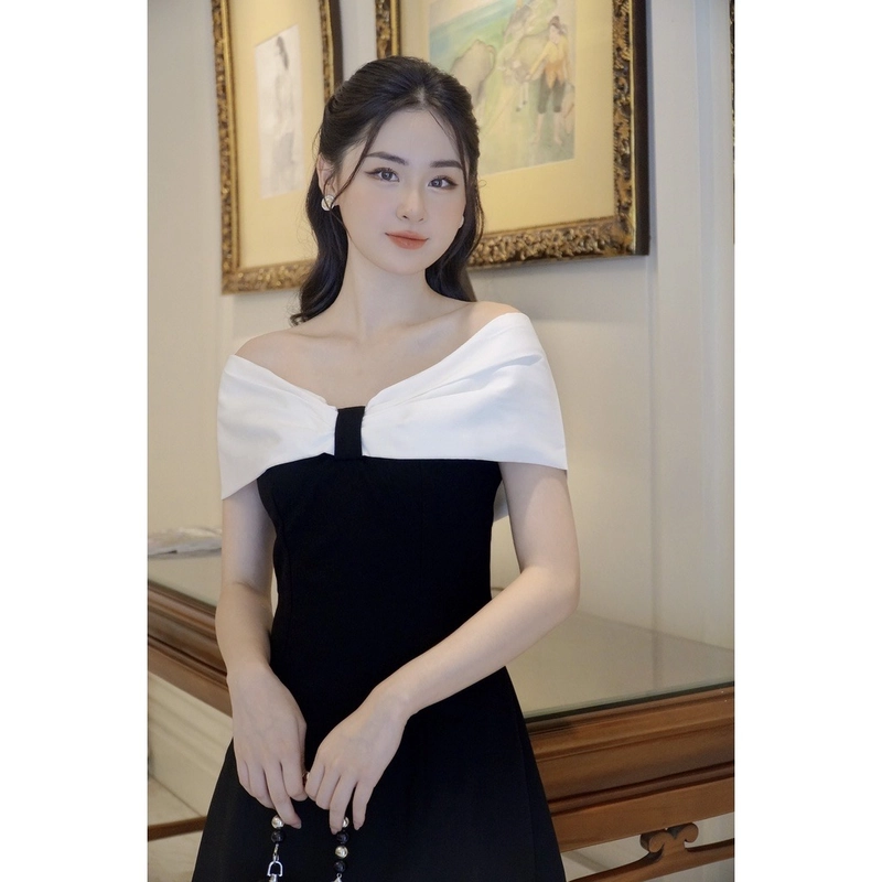 Váy bẹt vai đi tiệc 476121