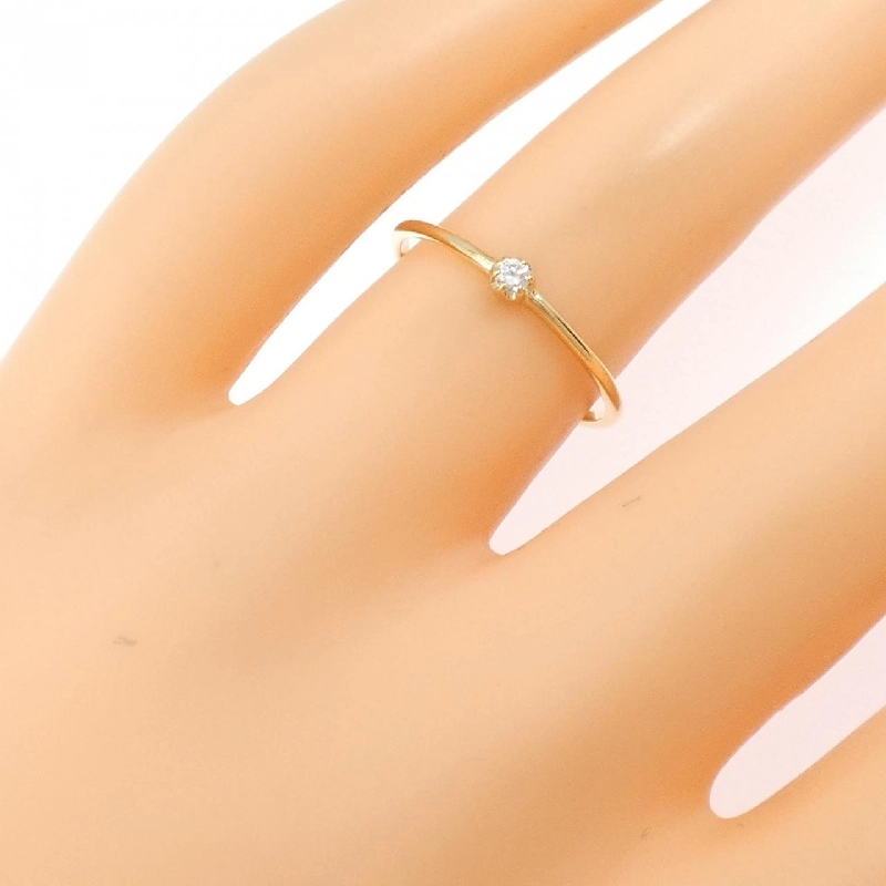 Nhẫn kim cương K18YG 0.03CT - Hàng hiệu Authentic 853278