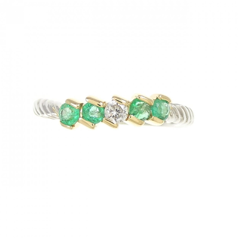 Nhẫn Emerald PT900/K18YG 668097