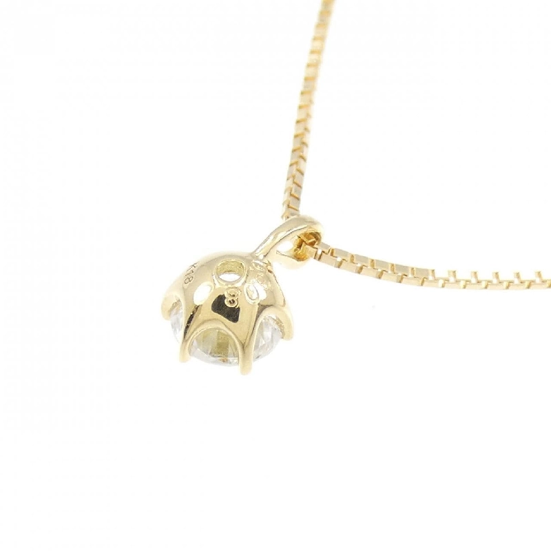 K18YG Dây chuyền kim cương 0.308CT F SI1 VG - Hàng hiệu Chính hãng 872402