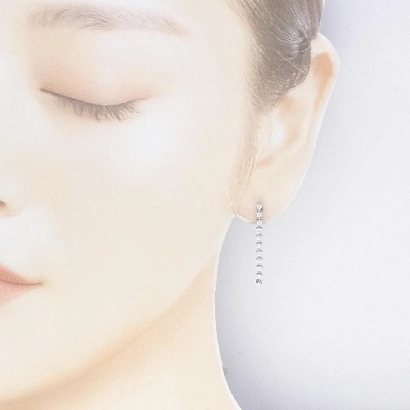 K18WG/750WG Bông tai kim cương 0.45CT - Hàng hiệu Chính hãng 870050