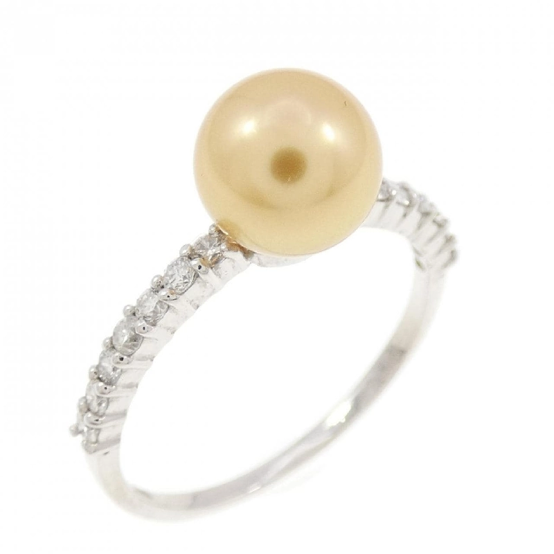 Nhẫn ngọc trai trắng K18WG 6.7mm - Hàng hiệu Authentic 848639