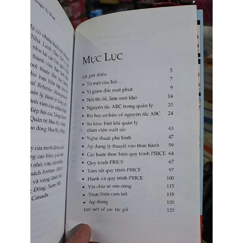 Vị giám đốc một phút bí quyết áp dụng để thành công - Blanchard - Lorber - 2007 mới 80% ố - KỸ NĂNG - HCM0111 920927