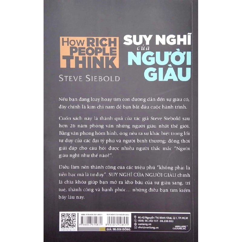 Suy Nghĩ Của Người Giàu - Steve Siebold 281309