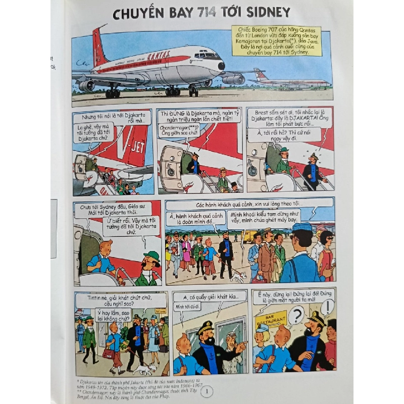 Những cuộc phiêu lưu của Tintin: Chuyến bay 714 tới Sidney - Hergé 541191