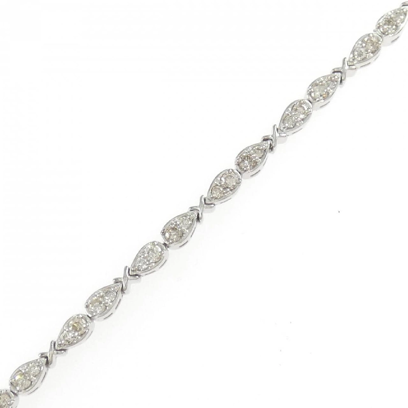 K18WG Vòng tay kim cương 1.13CT - Hàng hiệu Authentic 872900