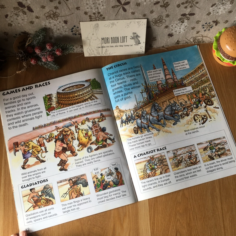 Sách tranh Rome and Romans (The Usborne Time Traveller), Used 442991
