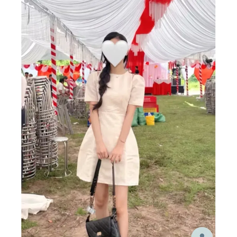 Đầm trắng ngà size M 778756