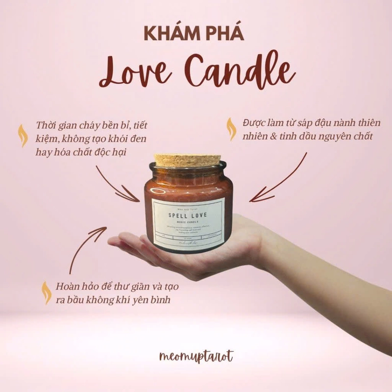 Nến Love Candle – Thu Hút Tình Yêu & Hạnh Phúc 535314