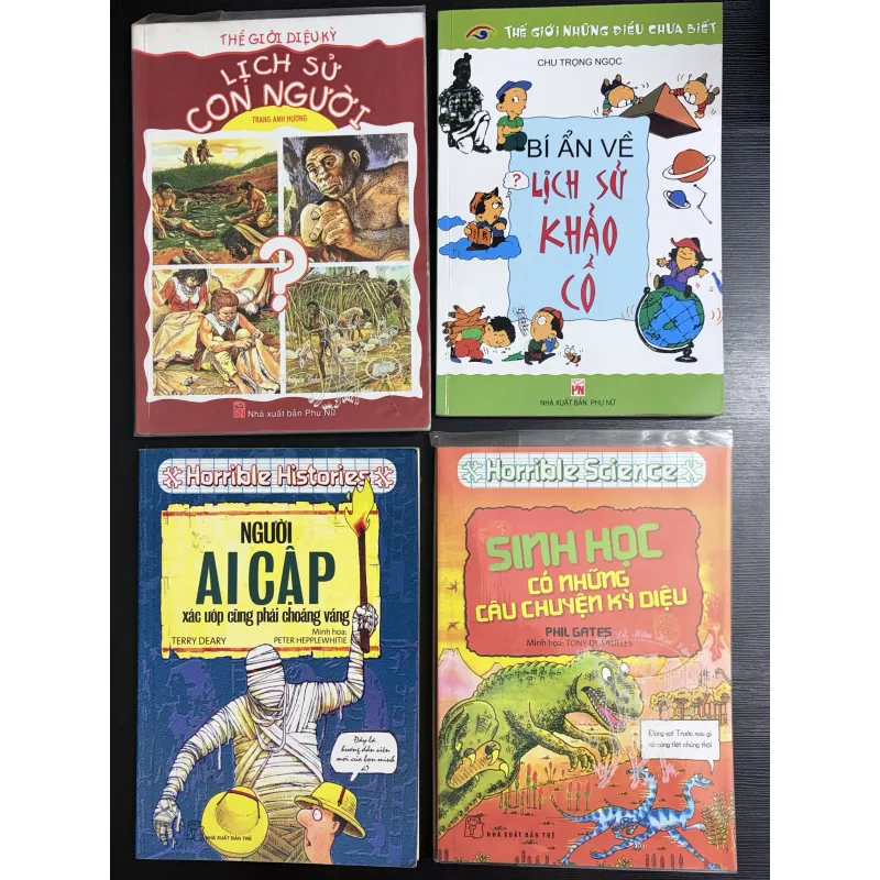 Combo khám phá lịch sử và khoa học cho bé 926045