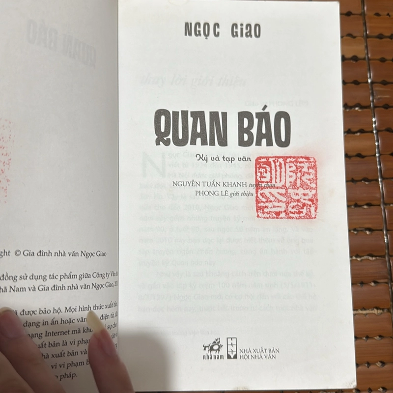 Quan báo ký và tạp văn - Ngọc Giao 532136