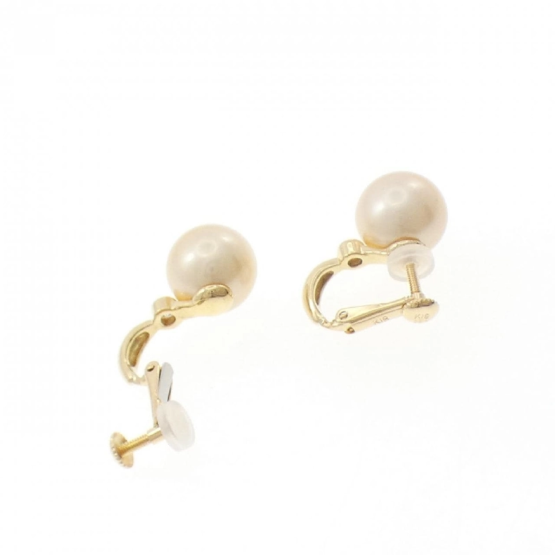 K18YG Bạch Ngọc Trai Bông Tai 10.3mm - Hàng hiệu Chính Hãng 872797