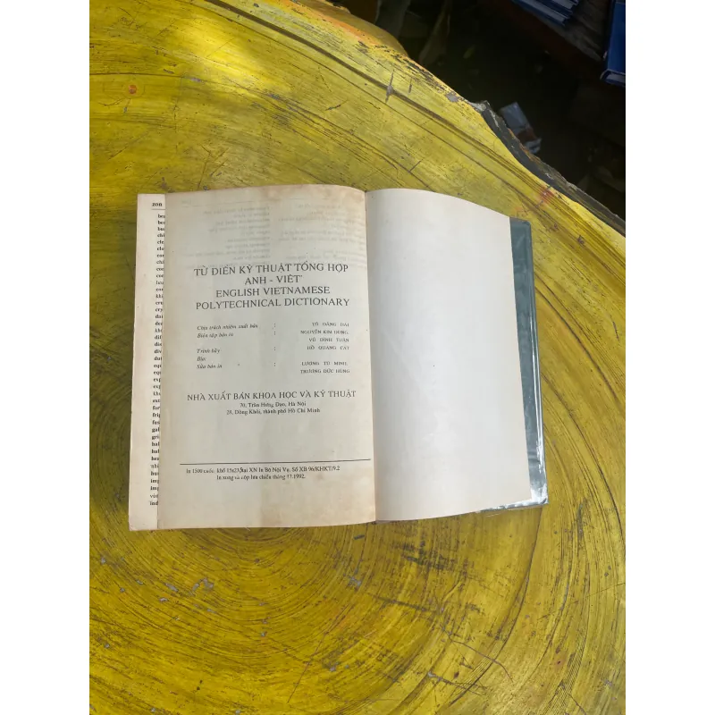 TỪ ĐIỂN KHOA HỌC VÀ KỸ THUẬT ANH - VIỆT & TỪ ĐIỂN KỸ THUẬT TỔNG HỢP ANH - VIỆT 730622