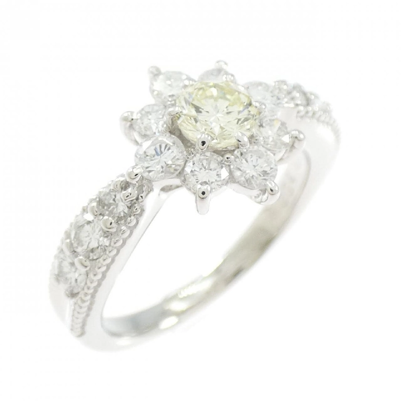 Nhẫn kim cương hoa PT900 0.334CT - Hàng hiệu Authentic 853944