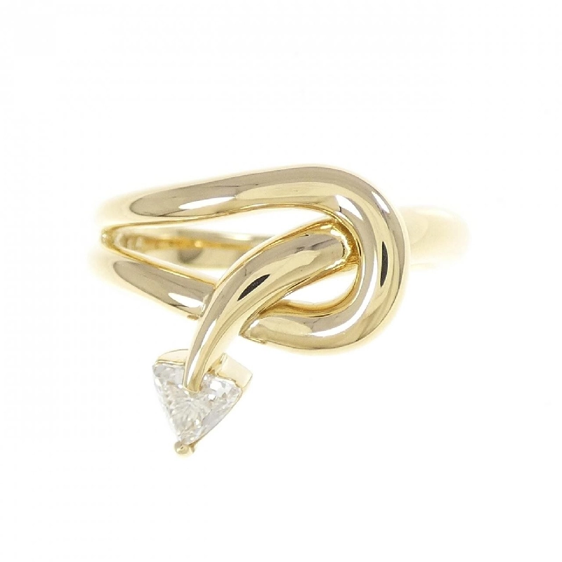 Nhẫn kim cương K18YG 0.22CT - Hàng hiệu Authentic 853675