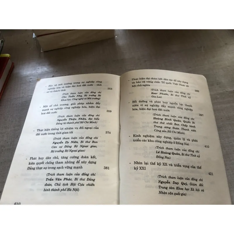 Tham luận tại Đại hội đại biểu toàn quốc lần thứ IX 781978